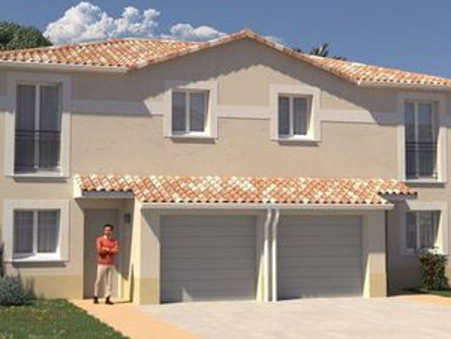 Maison neuve 80 m2 avec 3 chambres, jardin et garage