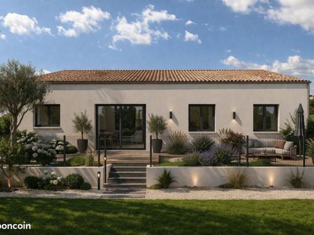 Maison neuve 82 m² avec terrain viabilisé 310 m² à Saint Privat des Vieux 3 chambres garage proche écoles et commodités
