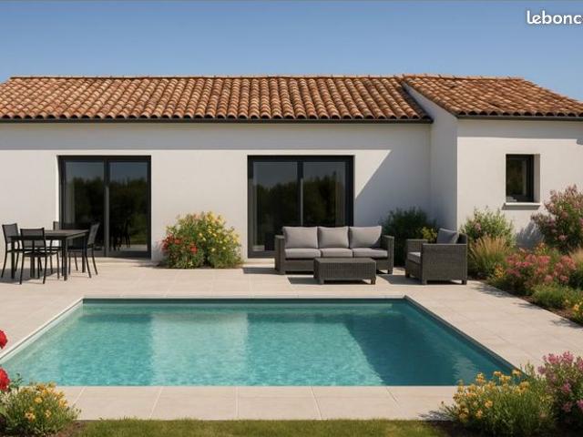 Maison neuve 86 m² avec terrain viabilisé 650 m² à Paradou 13520 – 3 chambres, plain pied, environnement calme et recherché