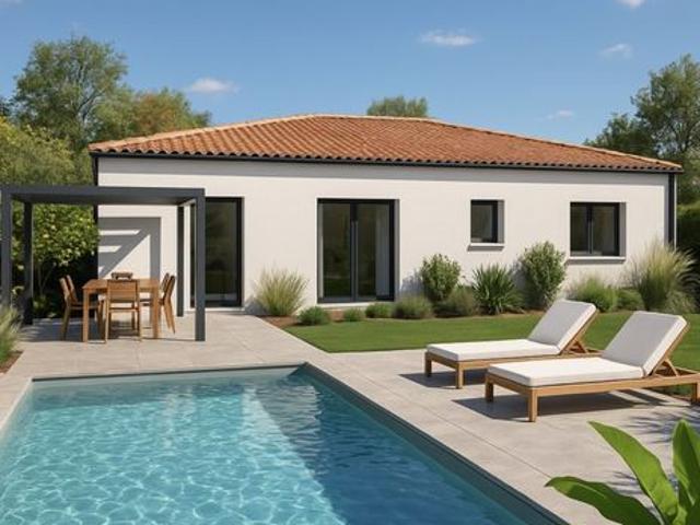 Maison neuve 90 m2 Mazan terrain viabilise 729 m2 3 chambres plain pied lotissement recherche proche ecoles transports et commodités nouveauté maison
