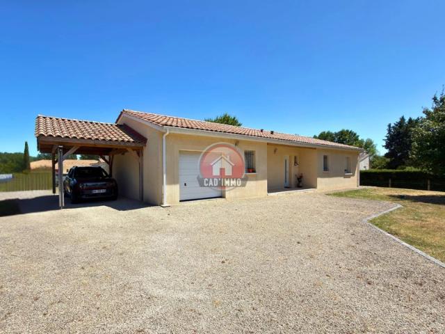 Maison neuve 92m², 3chambres, garage et jardin à louer BERGERAC