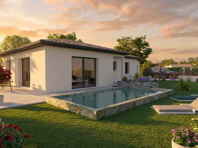 Maison neuve 93 m² avec vue sur le Mont Ventoux – Saint Maurice sur Eygues 26110