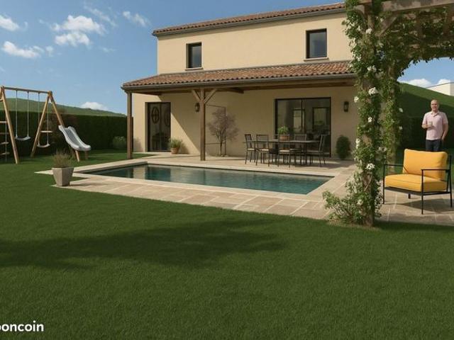 Maison neuve 95 m² avec garage sur terrain 650 m² à Paradou 13520 – 3 chambres, quartier calme et recherché
