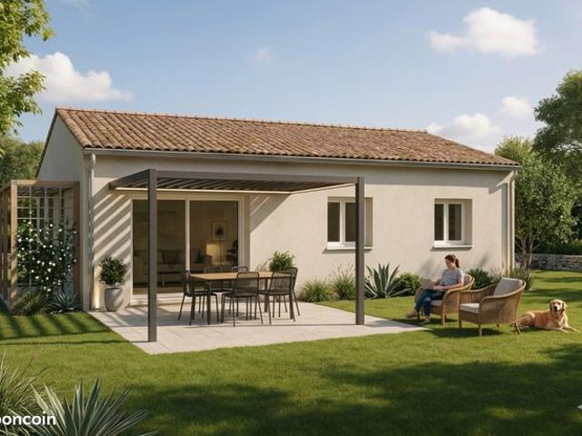 Maison neuve contemporaine 4 pièces à Fontenilles 31470: terrain viabilisé 678 m² proche commodités