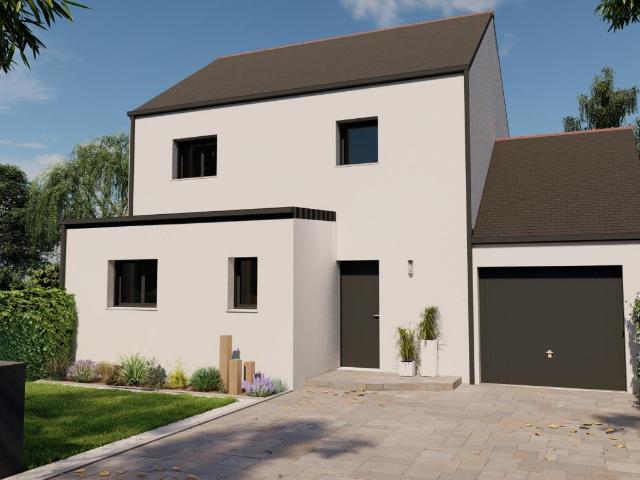 Maison neuve contemporaine 102 m² 4 ch dont suite parentale et Garage