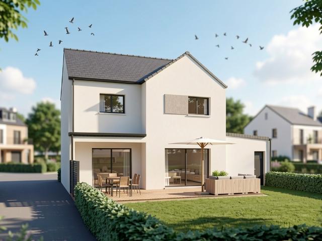 Maison neuve contemporaine T4 – 89 m² habitables – 3 chambres