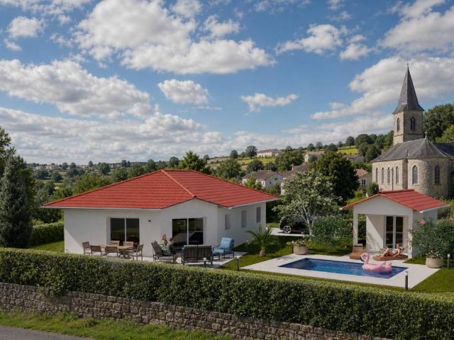 MAISON NEUVE CONTEMPORAINE PLAIN PIED T4 + JARDIN LA TOUR DU PIN