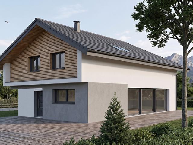 Maison neuve à Cervens