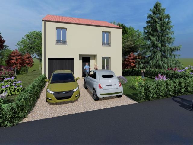 Maison neuve à construire sur un terrain de 2.59 ares à Vantoux
