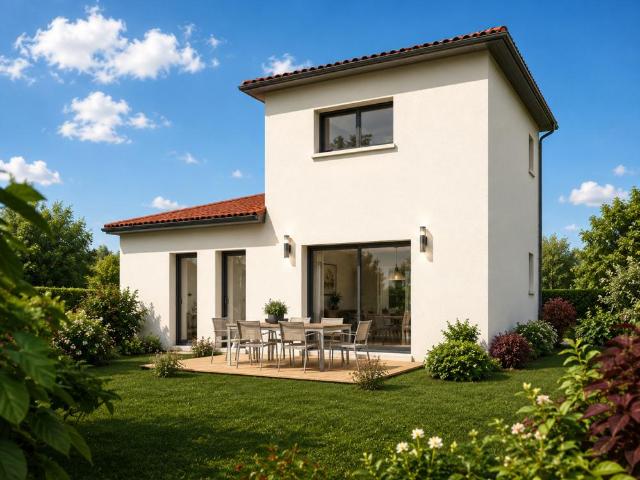 Maison neuve à étage avec jardin à Grézieu la Varenne