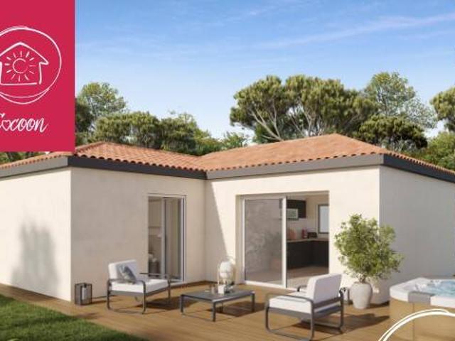 Maison neuve à Margaux: plain pied 75 m² sur terrain viabilisé