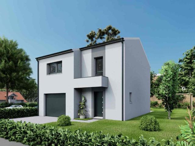 Maison neuve de 107 m2 sur terrain de 3,73 ares à Fameck