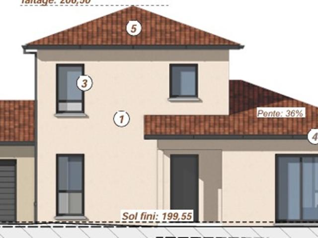 Maison neuve de 100m2 Lot 7 à Guereins