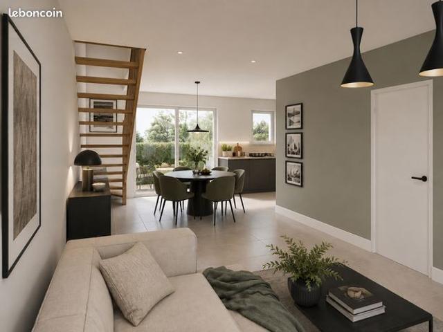 Maison neuve de 4 pièces 3 chambres/Jardin/Garage TVA 5.5 & ELIGILBLE AU DOUBLE PTZ