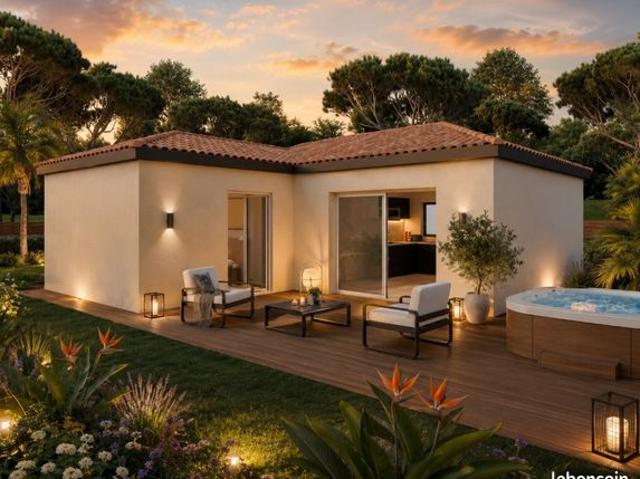 Maison neuve de plain pied 50 m² avec terrain de 440 m² à Pinet 34850