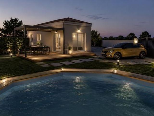 Maison neuve de plain pied 85 m² à Sénas Terrain viabilisé 447 m² en lotissement 3 chambres proche écoles et commodités idéal famille ou