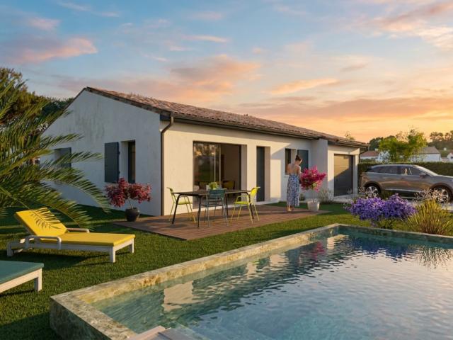 Maison neuve de plain pied 3 chambres à Chamaret – Aux portes de Grignan