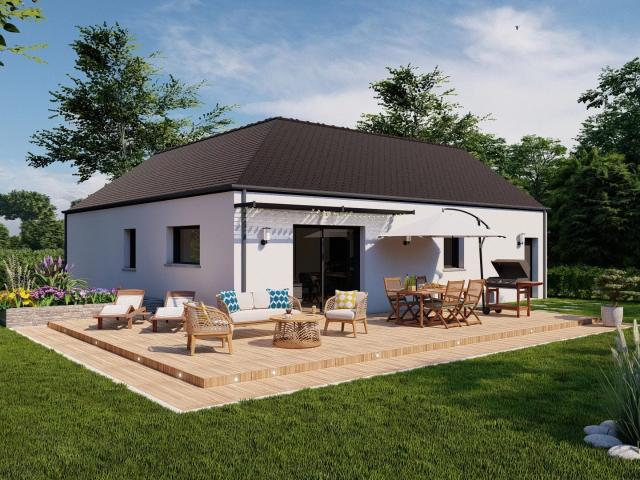 Maison neuve de plain pied à Fréhel – Projet personnalisable, exposition sud ouest, proche des Sables d'Or les Pins