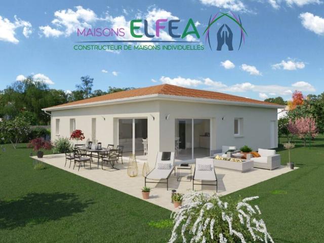 Maison neuve de plain pied à 5 minutes de l'accès A7