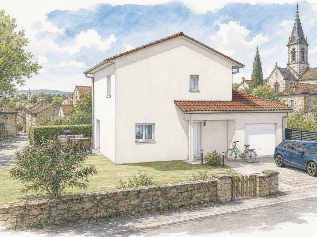 MAISON NEUVE ISERAN MAISON FAMILIALE À ÉTAGE JARDIN Saint Georges d'Espéranche 38790