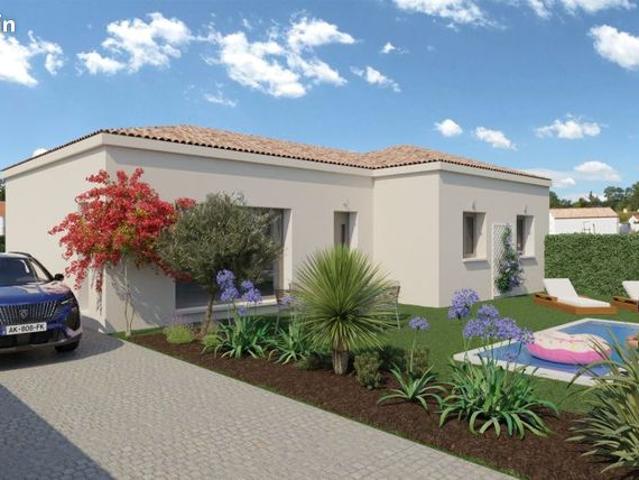 Maison neuve plain pied 95 m² avec suite parentale sur terrain 530 m² à Cheval Blanc