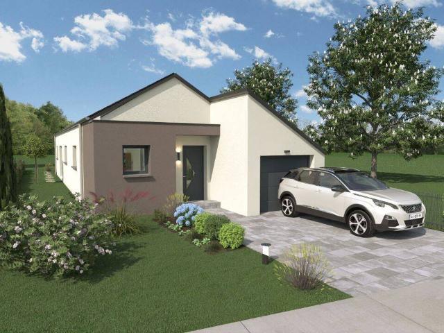 Maison neuve plain pied 100 m² à NORDHOUSE 67150