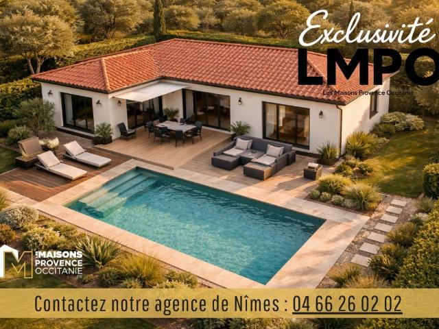 Maison neuve plain pied Vallabrix 30700