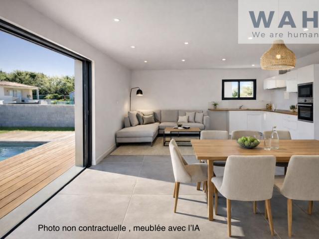 Maison neuve plain pied avec piscine à St Christol les Alès