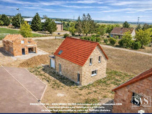 Maison neuve RE2020 à Bergheim Confort, qualité et cadre de vie d’exception