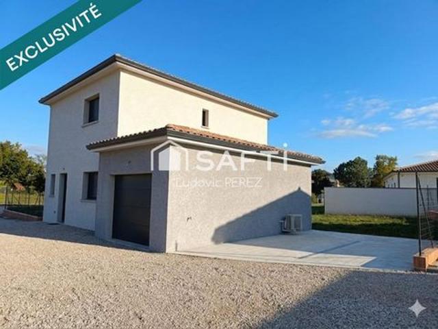MAISON NEUVE T4 103 M² – GARAGE – TERRAIN 300 M² – BRESSOLS 82710