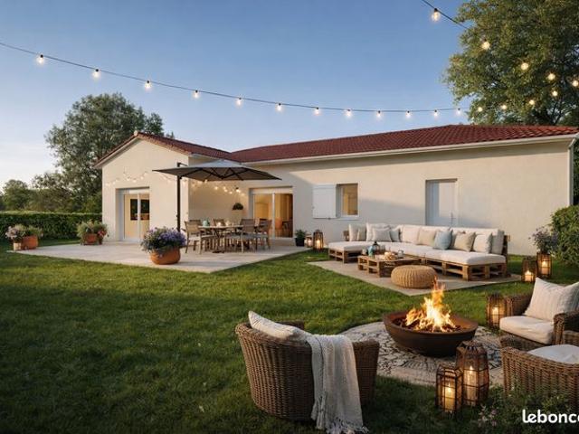 Maison neuve + terrain viabilisé de 571 m²