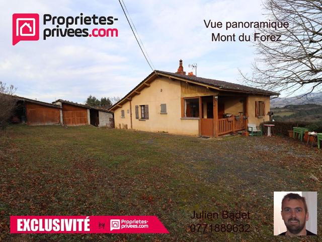 Maison Sauviat 5 pièce s 90 m2 environs + garage et 7000m2 de terrain dont 3000 constructibles
