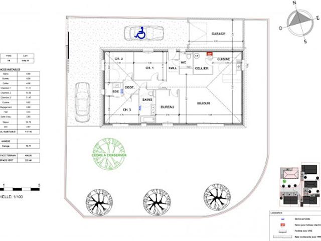 Maison Saint Cannat 5 pièces VILLA DE 117M2 AVEC TERRAIN SPACIEUX