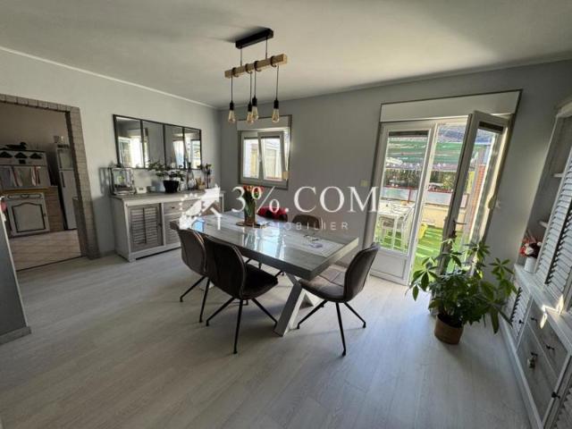 Maison semi ind 92m2 avec jardin et garage à ST Saulve
