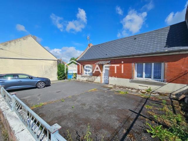 Maison semi individuelle 6p, 3 ch,115m² sur 1310m² avec jardin + garage double + atelier