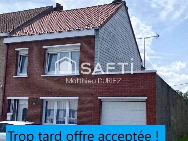 Maison semi individuelle BRAY DUNES Plage Garage