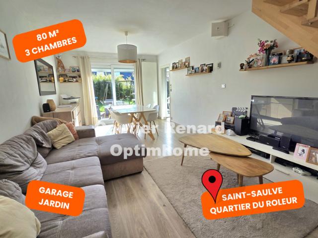 Maison semi‑individuelle entièrement rénovée – Secteur très prisé du Rôleur – 5 pièces SAINT SAULVE 59