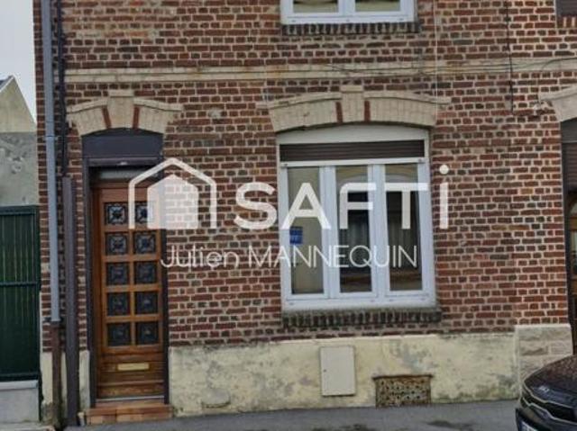 Maison semi mitoyenne 3 chambres, cours terrasse