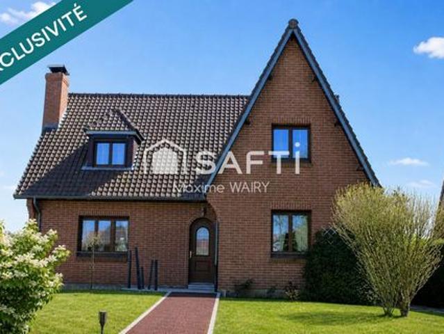 Maison semi plain pied de 4 chambres – Magnifique jardin et grand garage