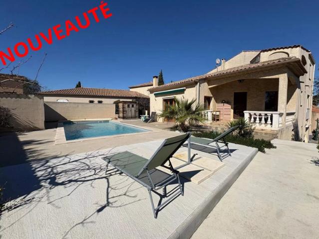 Maison spacieuse 4 chambres + piscine