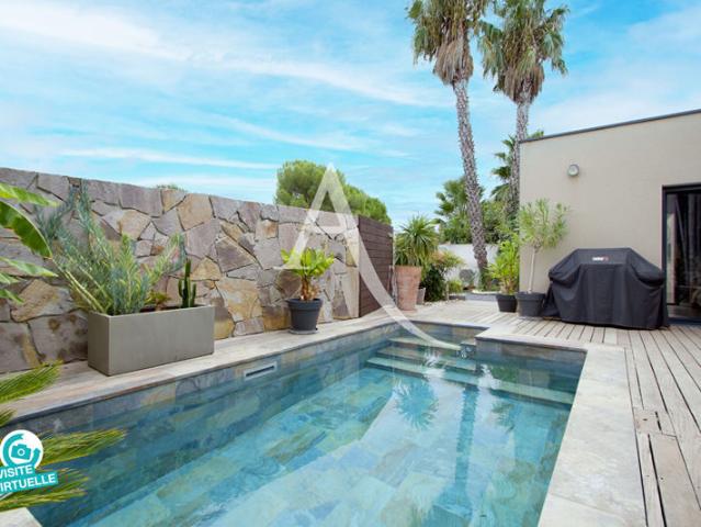 Maison style loft avec piscine à Lattes