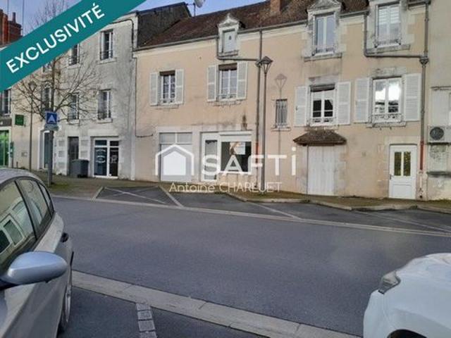 Maison sur étage de 106m² avec un local commercial de 25 m²