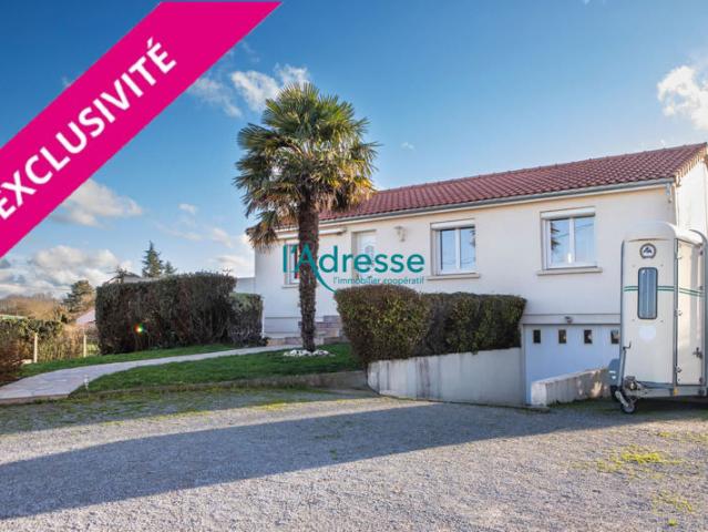 Maison sur sous sol avec 1800 m² de terrain