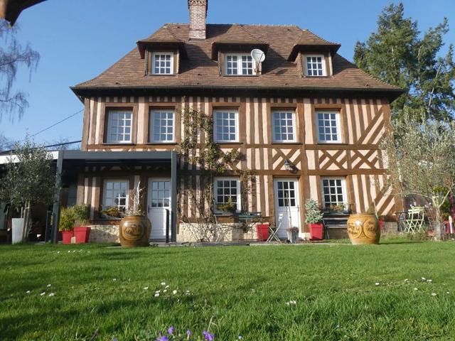 Maison Pont L Eveque, manoir 196 m² + gite 51 m², 5 ch, 1 bureau