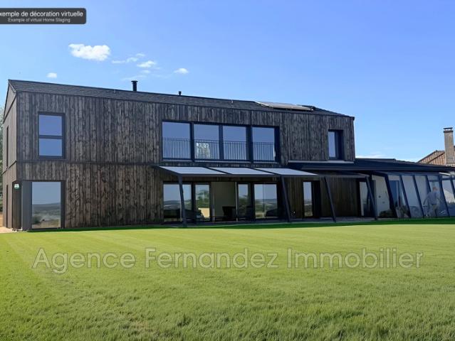 Maison passive de 139 m2 habitables. Tres belle vue dégagée