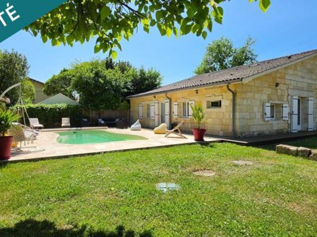 Maison pierre 5 chambres, piscine chauffée