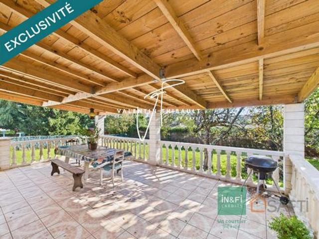 Maison plain pied 89m² 3 chambres terrasse garage jardin de 1000m²