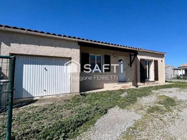 MAISON PLAIN PIED 90 M² AVEC GARAGE SUR TERRAIN DE 350M²