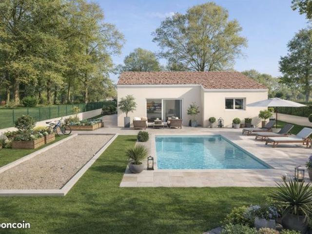 Maison plain pied 90 m² avec terrain 600 m² à Miramas 13140 secteur calme proche centre ville et commodités