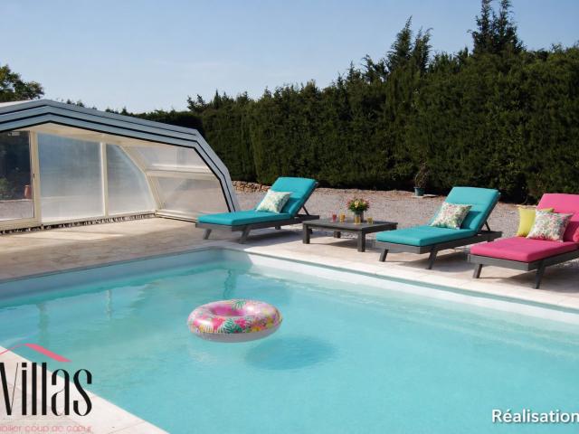 Maison Plain Pied 105 m2 piscine sans vis à vis dans les C. 105m² Lézignan Corbières